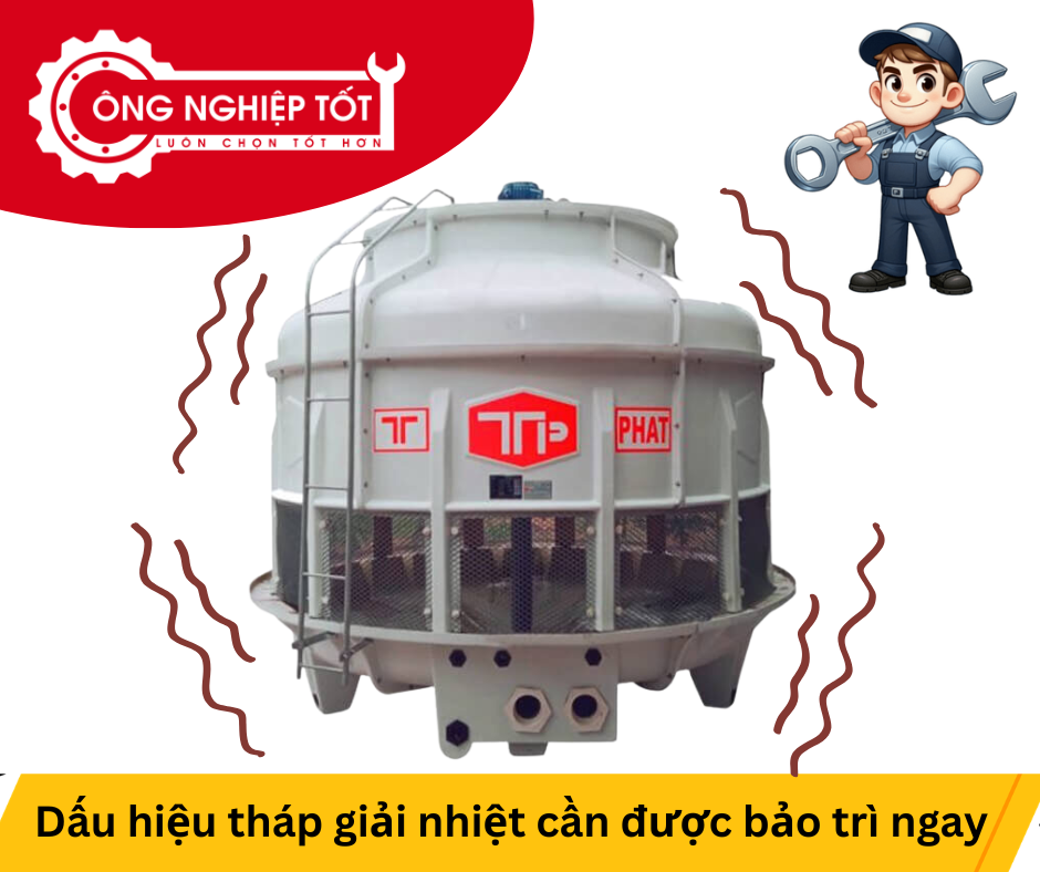 Vai trò của bảo trì trong vận hành tháp giải nhiệt